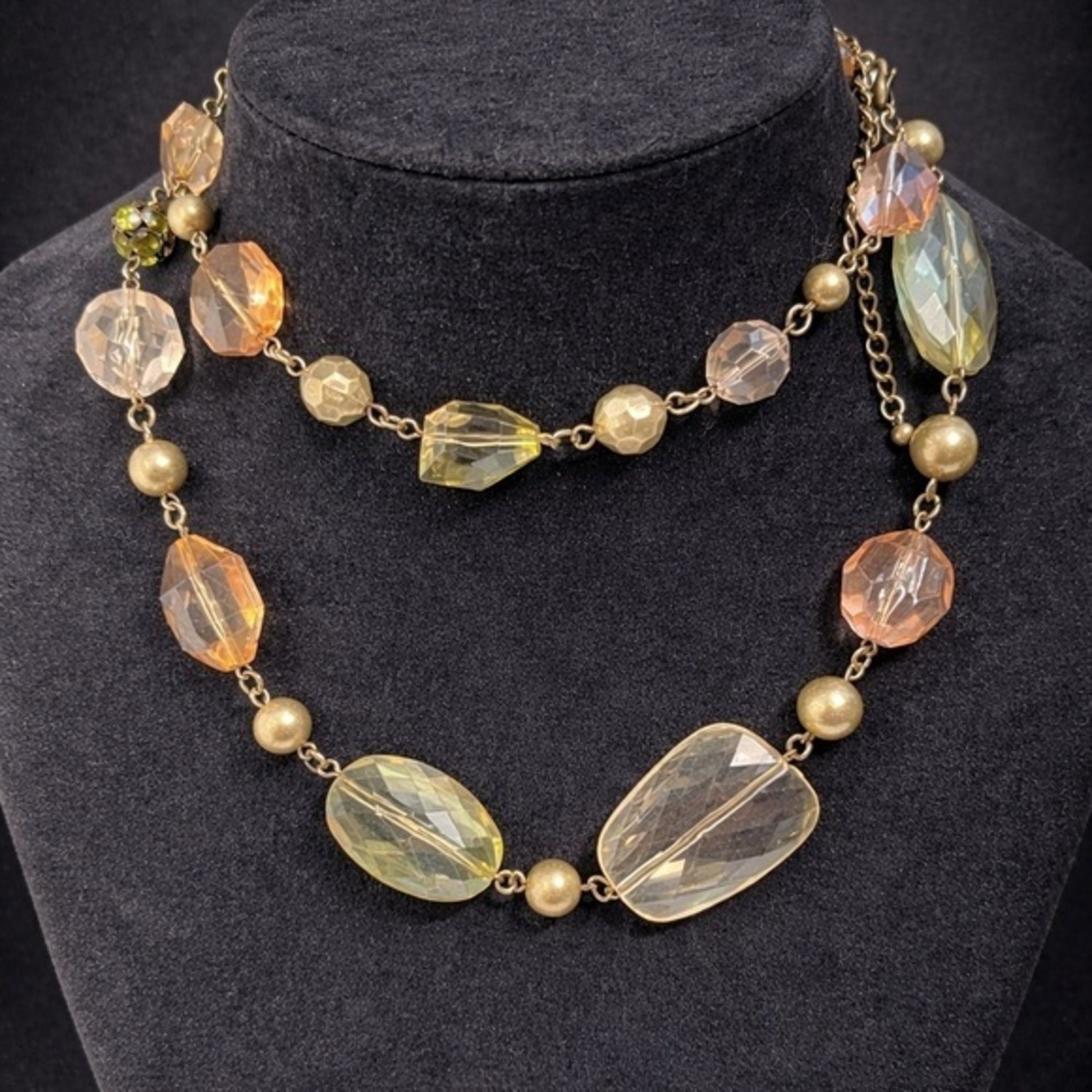 Premier Designs ENCHANTMENT Necklace 34" Like New #084